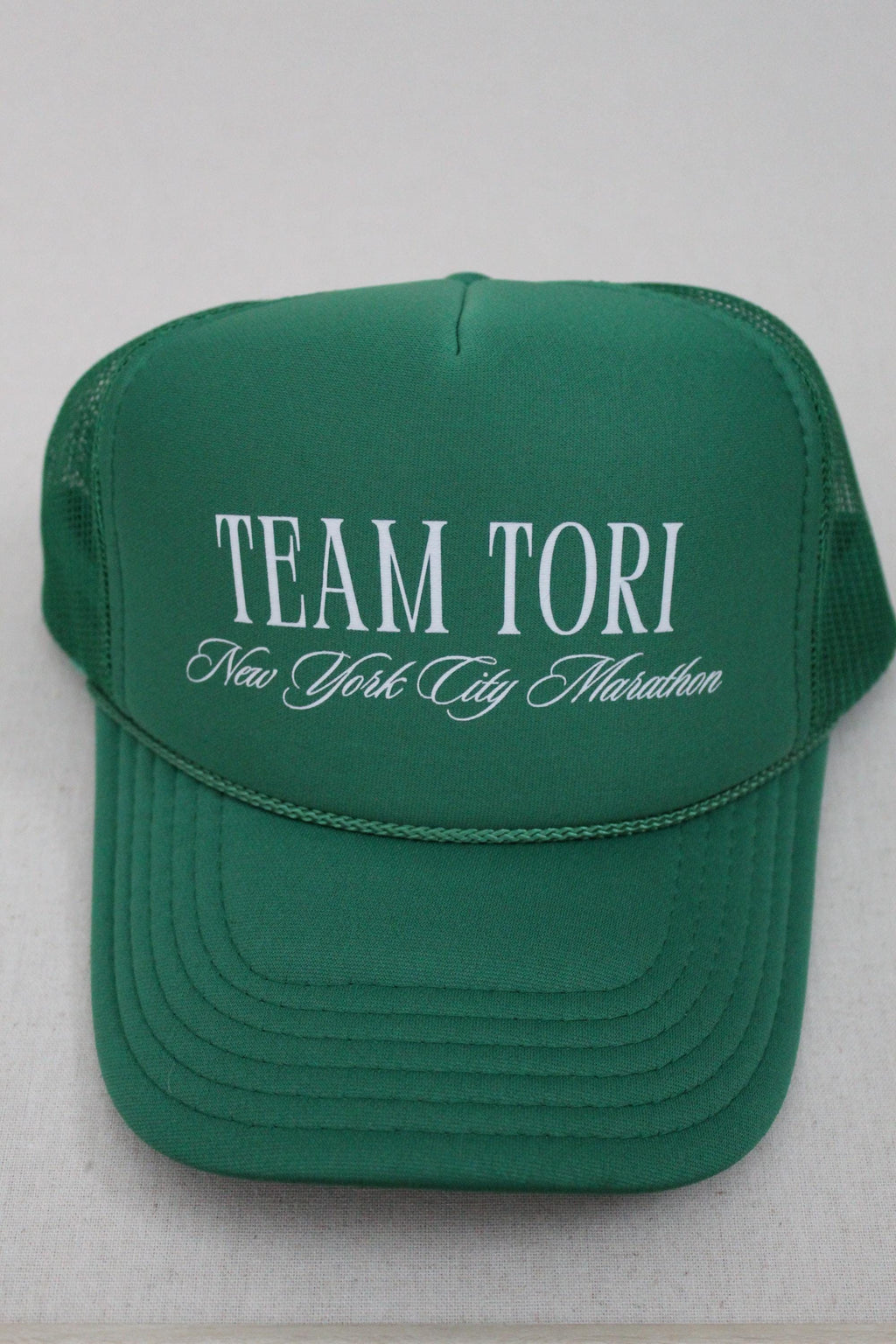 Custom Marathon Support Hat | Team Name Trucker Hat | Personalized Race Day Hat | Cheer Squad Hat | Running Event Gift | Team Spirit Hat