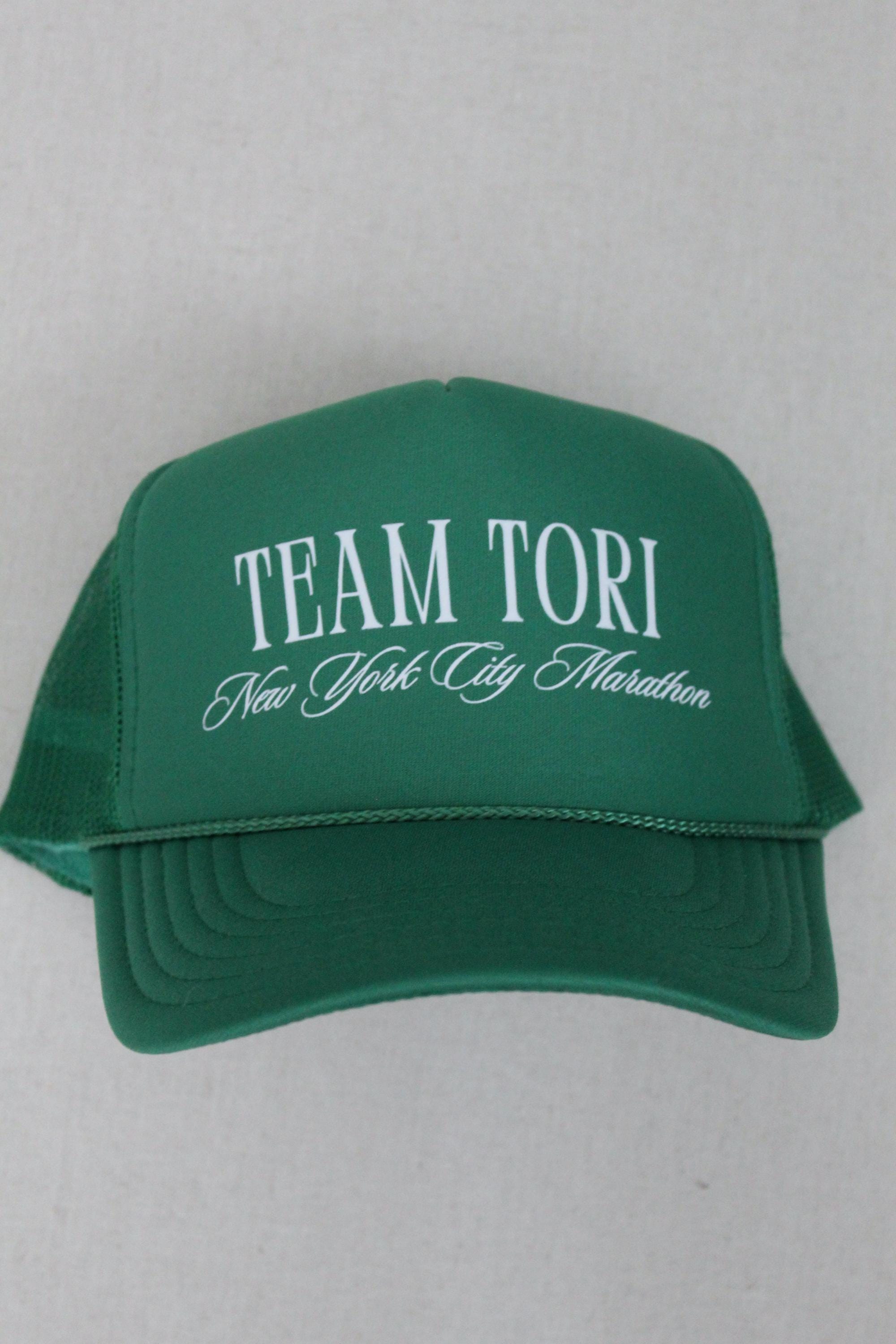 Custom Marathon Support Hat | Team Name Trucker Hat | Personalized Race Day Hat | Cheer Squad Hat | Running Event Gift | Team Spirit Hat