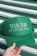 Custom Marathon Support Hat | Team Name Trucker Hat | Personalized Race Day Hat | Cheer Squad Hat | Running Event Gift | Team Spirit Hat