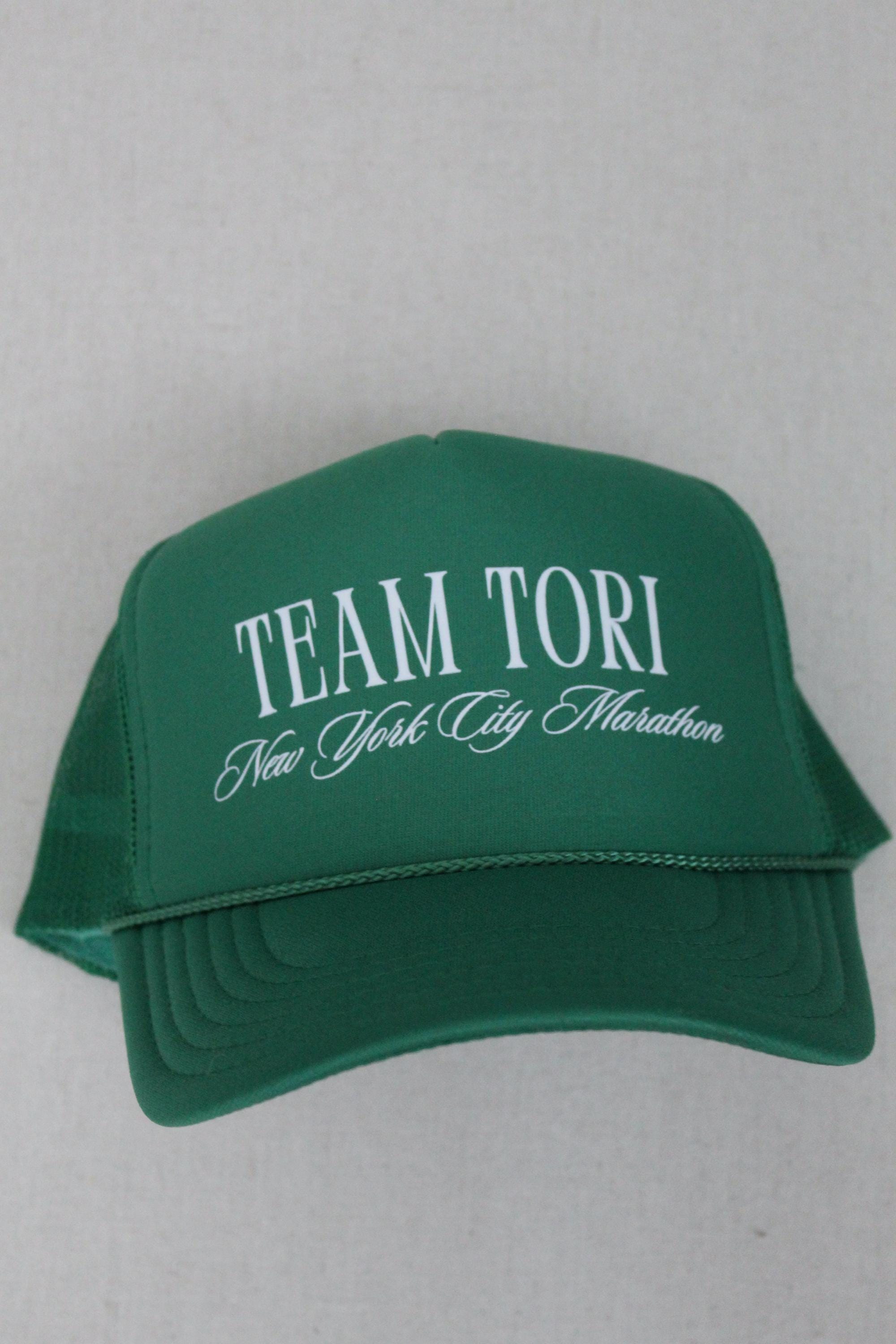 Custom Marathon Support Hat | Team Name Trucker Hat | Personalized Race Day Hat | Cheer Squad Hat | Running Event Gift | Team Spirit Hat